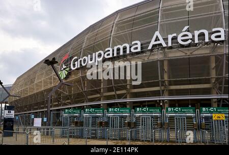 Groupama Arena - le terrain de jeu officiel du FC Ferencvaros Banque D'Images