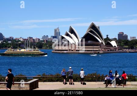 Australie 09 novembre 2018 Sydney vues sur le port de Sydney Pont et Opéra du côté Kirribilli Richard Williams Photographie Banque D'Images