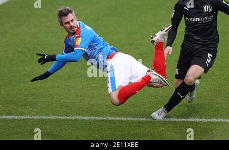 Kiel, Allemagne. 03ème janv. 2021. Firo: 03.01.2021 Fuvuball: Soccer: 2ème saison Bundesliga 2020/21 Holstein Kiel - VfL Osnabrvºck 1: 2 Fin Bartels, action individuelle, Holstein | usage dans le monde crédit: dpa/Alay Live News Banque D'Images