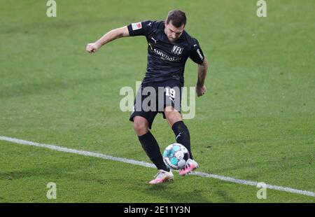 Kiel, Allemagne. 03ème janv. 2021. Firo: 03.01.2021 Fuvuball: Soccer: 2ème saison Bundesliga 2020/21 Holstein Kiel - VfL Osnabrvºck 1: 2 Kevin Wolze, action individuelle, VfL | usage dans le monde crédit: dpa/Alay Live News Banque D'Images