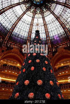 Galeries Lafayette Paris Banque D'Images