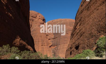 Kata Tjuta The Olgas, territoire du Nord, Australie. Banque D'Images