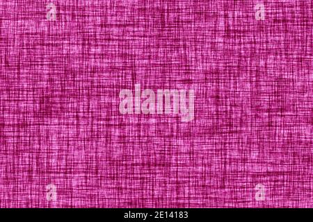 Illustration d'arrière-plan Abstrat d'une texture de tissu de lin tissé rose de gros plan. Banque D'Images