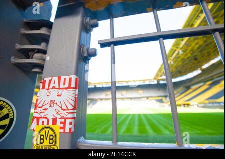 DORTMUND, ALLEMAGNE - 12 AOÛT 2020 : signal Iduna Park. Stade de football de Borussia Dortmund Banque D'Images