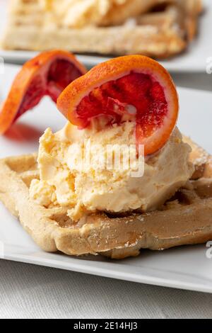 Gaufre Banque D'Images