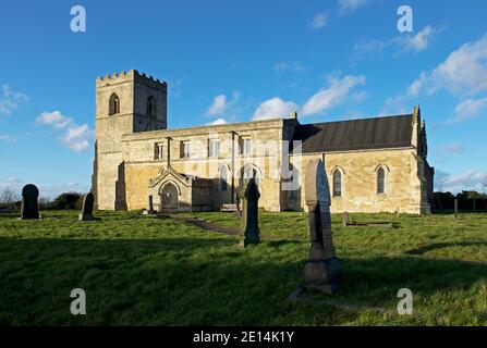 Église St Edmund dans le village de Kellington, East Yorkshire, Angleterre Banque D'Images