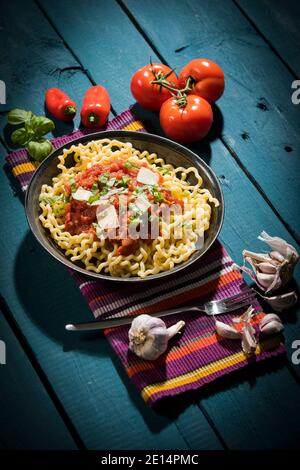 Pâtes Al Pomodoro Banque D'Images