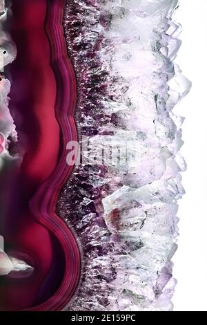 Un produit RabLabs Stone photographié en haute résolution sur un arrière-plan blanc Banque D'Images