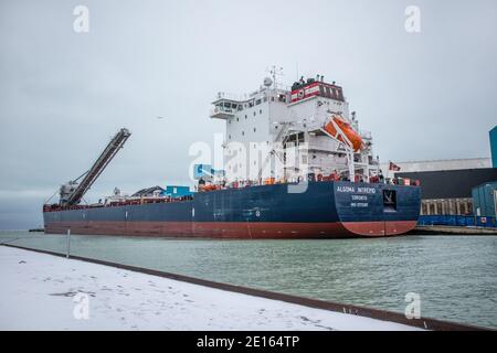 Port de Goderich, Ontario, Canada. Banque D'Images