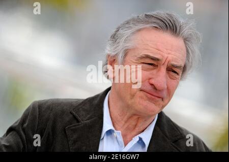 Le Président du jury du long métrage, l'acteur américain Robert de Niro (Président) posant à un photocall dans le cadre du 64ème Festival International du film de Cannes, à l'Hôtel Carlton à Cannes, dans le sud de la France, le 11 mai 2011. Photo de Hahn-Nebinger/ABACAPRESS.COM Banque D'Images