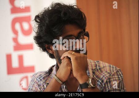 Sébastien Folin participe à la conférence de presse du festival de musique annuel de l'association SIDA et de la collecte de fonds 'Solidays' qui s'est tenu à l'Hôtel de la région Ile de France à Paris, France, le 25 mai 2011. Photo de Giancarlo Gorassini/ABACAPRESS.COM Banque D'Images