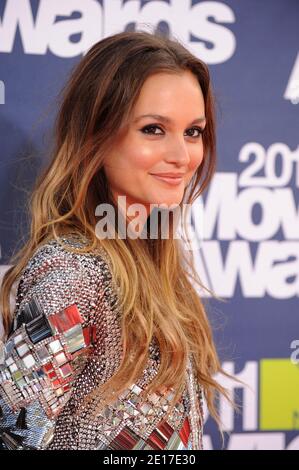 Leighton Meester assiste aux MTV Movie Awards 2011 au Gibson Theatre de Los Angeles, CA, USA, le 5 juin 2011. Photo de Lionel Hahn/ABACAPRESS.COM Banque D'Images