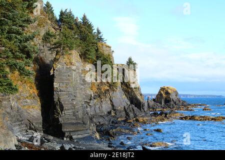 Côte de l'île Kodiak, Alaska, États-Unis Banque D'Images