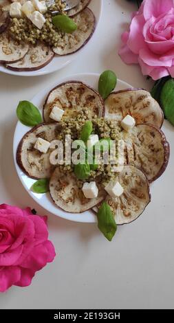 Aubergines de sarrasin fleurs Banque D'Images