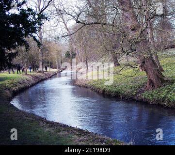 Rivière Witham à Little Ponton Hall Banque D'Images