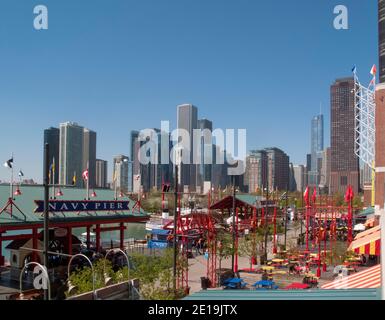Chicago de Navy Pier Banque D'Images
