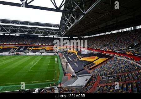 ALLEMAGNE, DÜSSELDORF - 16 AOÛT 2020 : complexe sportif Esprit Arena à Düsseldorf. Stade de football de Fortuna Banque D'Images