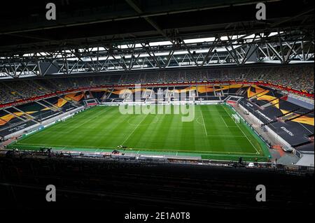 ALLEMAGNE, DÜSSELDORF - 16 AOÛT 2020 : complexe sportif Esprit Arena à Düsseldorf. Stade de football de Fortuna Banque D'Images