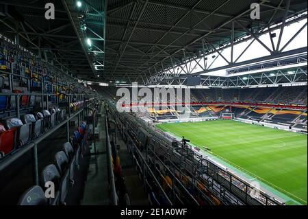 ALLEMAGNE, DÜSSELDORF - 16 AOÛT 2020 : complexe sportif Esprit Arena à Düsseldorf. Stade de football de Fortuna Banque D'Images