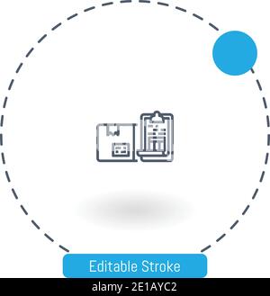 icône de vecteur d'information icônes de contour modifiables pour le web et mobile Illustration de Vecteur