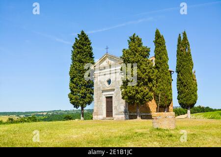 Cappella della Madonna di Vitaleta Banque D'Images