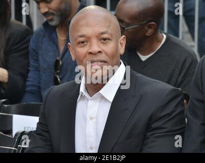 Los Angeles, États-Unis. 27 novembre 2018. Dr Dre à la cérémonie de la main et de l'empreinte Quincy Jones qui a eu lieu au TCL Chinese Theatre à Hollywood, CA, le mardi 27 novembre 2018. (Photo par Sthanlee B. Mirador/Sipa USA) crédit: SIPA USA/Alay Live News Banque D'Images