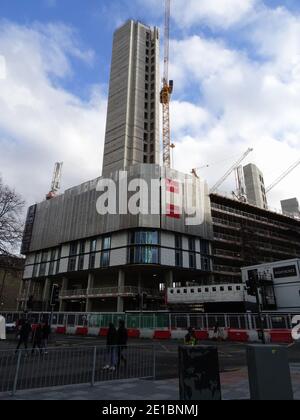 Cardiff Wales UK 26 novembre 2020 le nouveau Cardiff bus Station de transport Hub en construction dans la ville Picture By Richard Williams Cardiff F Banque D'Images