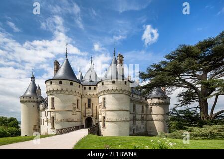 Le château de Chaumont à Chaumont-sur-Loire, Loir-et-cher, France Banque D'Images