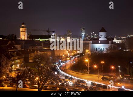 Vue panoramique de Vilnius. La lituanie Banque D'Images