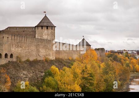 Forteresse d'Ivangorod. Russie Banque D'Images