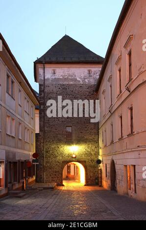 Barbican dans Kremnica. Slovaquie Banque D'Images