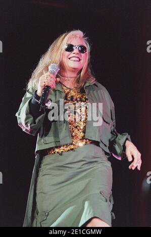 Blondie en concert au Wembley Arena de Londres, Royaume-Uni. 7 novembre 1999 Banque D'Images