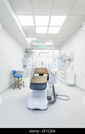 Intérieur du bureau médical de la dentisterie, équipement spécial Banque D'Images