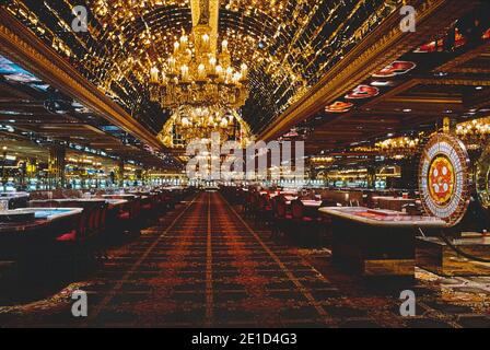 Golden Nugget Casino, Atlantic City, New Jersey, Etats-Unis, John Margolies Roadside America Photograph Archive, 1985 Banque D'Images