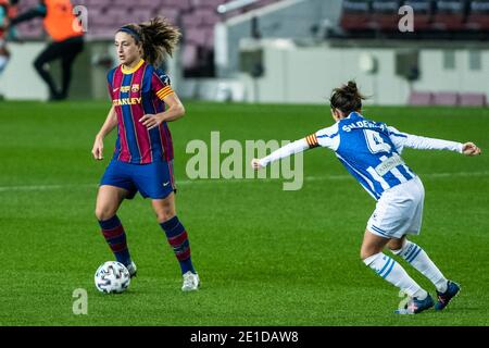 6 janvier 2021 ; Camp Nou, Barcelone, Espagne. La Liga Womens League football FC Barcelona contre RCD Espanyol; Alexia Putellas pendant le match de la Liga Iberdrola Banque D'Images