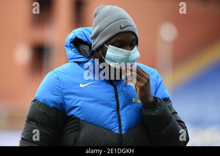 Genova, Italie. 6 janvier 2021. Genova, Italie, Luigi Ferraris Stadium, 06 janvier 2021, Romelu Lukaku (Inter) pendant UC Sampdoria vs FC Internazionale - football italien série A Match Credit: Danilo Vigo/LPS/ZUMA Wire/Alay Live News Banque D'Images