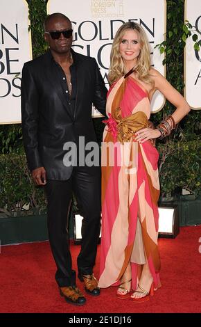 Seal et Heidi Klum arrivent pour la 68e cérémonie annuelle des Golden Globe Awards, qui s'est tenue à l'hôtel Beverly Hilton de Los Angeles, CA, Etats-Unis, le 16 janvier 2011. Photo de Lionel Hahn/ABACAUSA.COM Banque D'Images