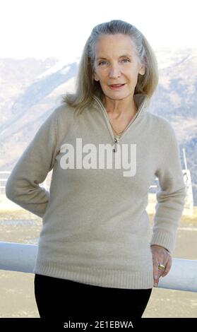 Marie-Christine Adam pose lors du 13ème Festival du film de télévision de Luchon à Luchon, France, le 11 février 2011. Photo de Patrick Bernard/ABACAPRESS.COM Banque D'Images