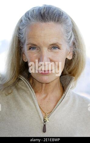 Marie-Christine Adam pose lors du 13ème Festival du film de télévision de Luchon à Luchon, France, le 11 février 2011. Photo de Patrick Bernard/ABACAPRESS.COM Banque D'Images