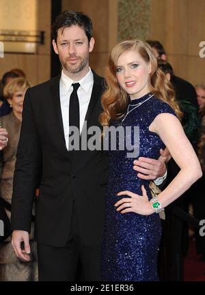 Amy Adams et Darren le Gallo arrivent au 83e Annual Academy Awards, qui s'est tenu au Kodak Theatre de Los Angeles, Californie, États-Unis, le 27 février 2011. Photo de Lionel Hahn/ABACAUSA.COM Banque D'Images