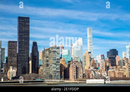 Horizon de New York depuis long Island City
