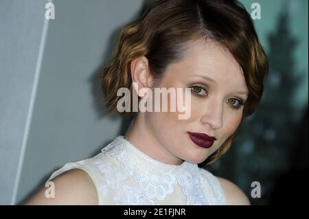 Emily Browning assiste à la première de Warner Bros Pictures de 'Cucker Punch' au Théâtre chinois de Los Angeles, le 23 mars 2011. Photo de Lionel Hahn/AbacaUsa.com Banque D'Images