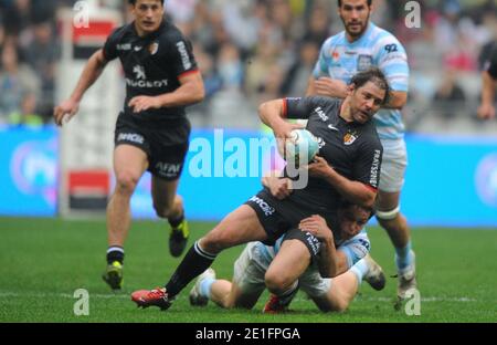 Heymans Cedric de Stade Toulousain lors du match de rugby français Top 14, course-Metro vs Toulouse au Stade de France à St-Denis près de Paris, France, le 26 mars 2011. Racing-Metro a gagné 43-21. Photo de Christian Liewig/ABACAPRESS.COM Banque D'Images