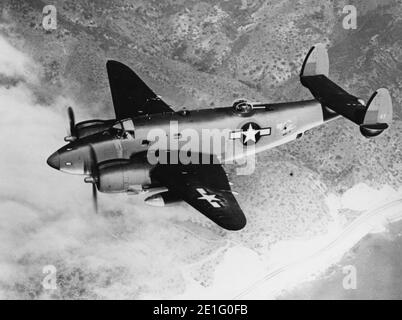 Lockheed PV-1 Ventura en vol, vers la fin de 1943 Banque D'Images