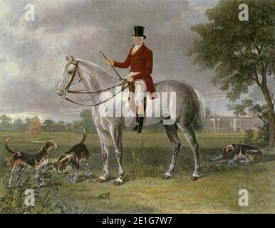 Seigneur Delamere par Calvert 1798-1869. Banque D'Images