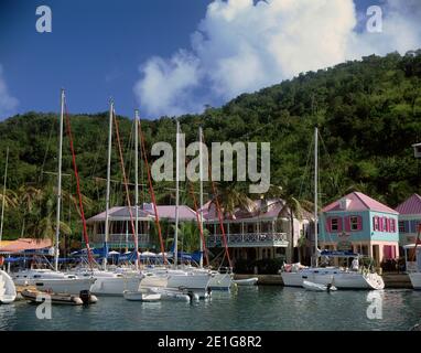 Soper's Hole, Tortola, les îles Vierges britanniques | AUCUN | Banque D'Images