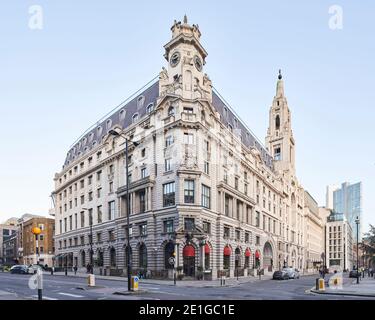 Extérieur du bâtiment Alphabeta rénové, Finsbury Square, Londres. Banque D'Images