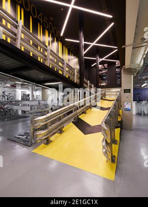 Intérieur du bâtiment Alphabeta réaménagé, Finsbury Square, Londres, Royaume-Uni. Banque D'Images