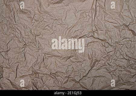 Close up vieux papier froissé froissé texture background for design Banque D'Images