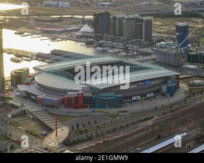 Melbourne, Australie - 18 mars 2006 : Telstra Dome - Docklands Stadium - Marvel Stadium, est un stade de sport et de divertissement polyvalent du Doc Banque D'Images